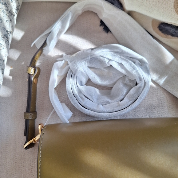 NWT Michael Michael Kors Sloan Editor Shoulder Bag Juniper Two Shoulder Strap - Picture 3 of 8